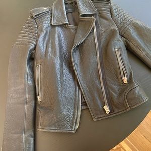 Hotel Particulier Authentic High-Grade Leather Biker Jacket Size S